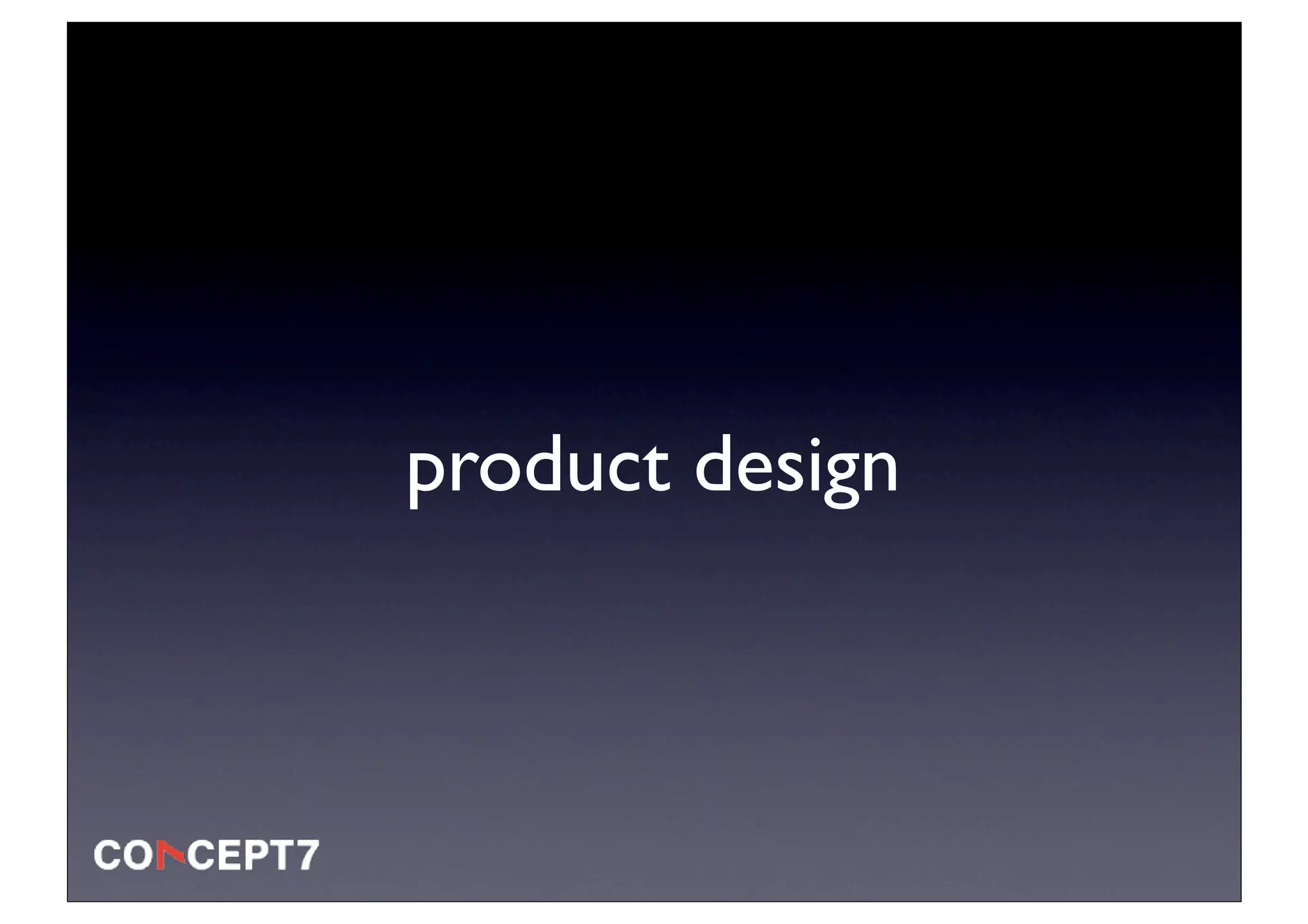 product design
 
