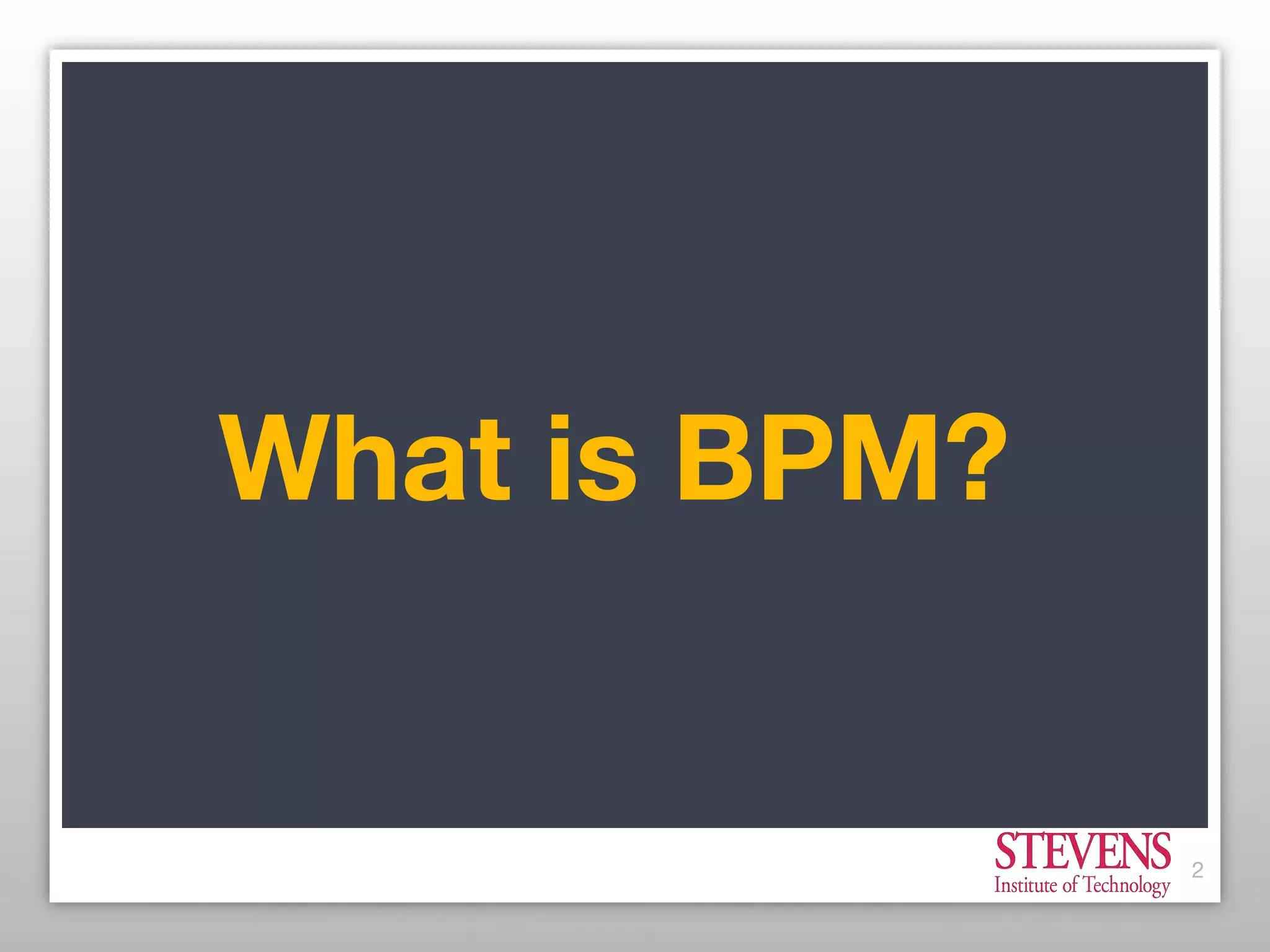What Every Enterprise Architect Needs to Know About BPM