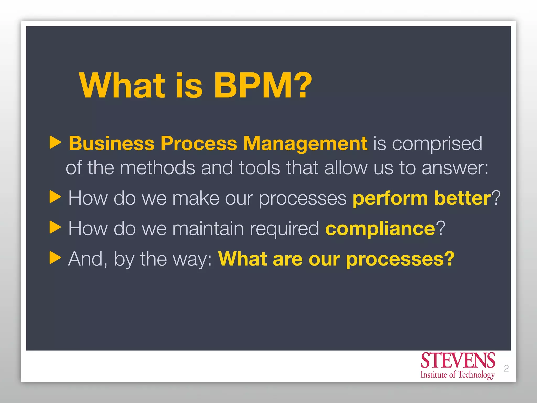 What Every Enterprise Architect Needs to Know About BPM