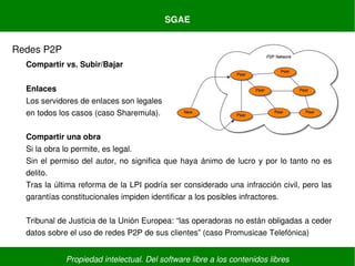 Propiedad intelectual. Del software libre a los contenidos libres