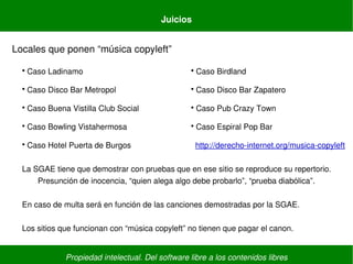 Propiedad intelectual. Del software libre a los contenidos libres