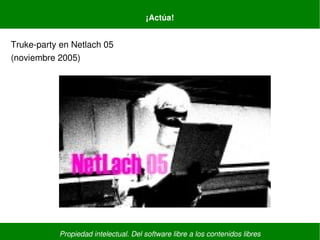 Propiedad intelectual. Del software libre a los contenidos libres