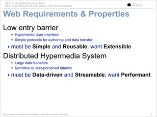 A little REST and Relaxation