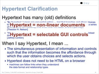 A little REST and Relaxation