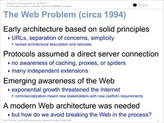 A little REST and Relaxation