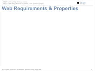 A little REST and Relaxation