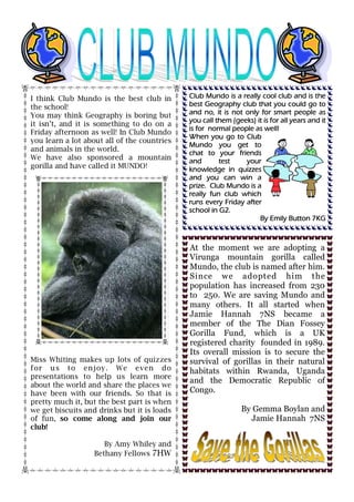 May 2008 School Newsletter