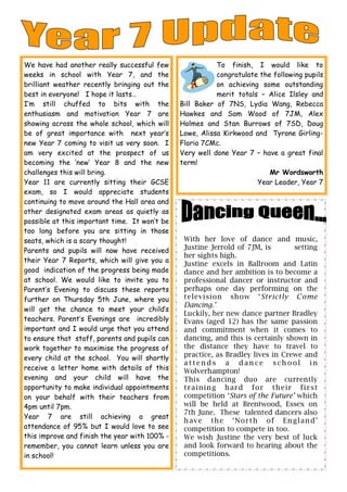 May 2008 School Newsletter