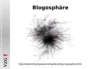 Blogosphäre http://datamining.typepad.com/gallery/blog-map-gallery.html 