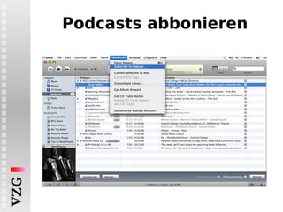 Podcasts abbonieren 