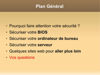 Securiser Votre Systeme Gnu Linux