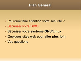 Securiser Votre Systeme Gnu Linux