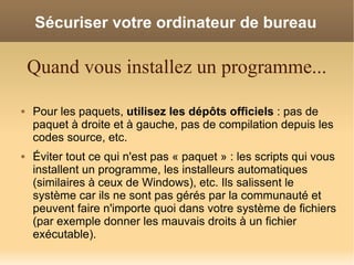 Securiser Votre Systeme Gnu Linux
