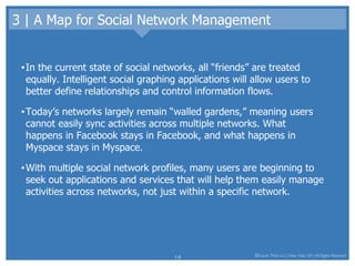 3 | A Map for Social Network Management <ul><li>In the current state of social networks, all “friends” are treated equally...
