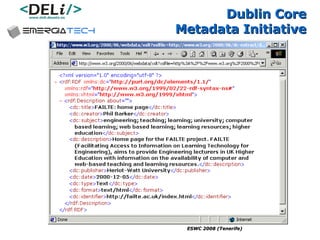 Dublin Core  Metadata Initiative 
