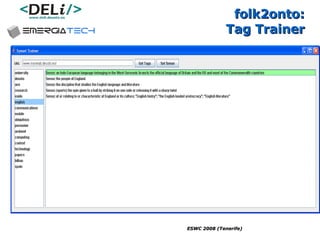 folk2onto:  Tag Trainer 