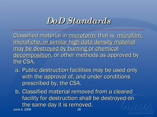 2008.06.04.Records Destruction Methods | PPT