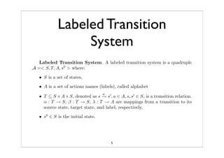 Synchronized Composition Of Labeled Transition SystemTS