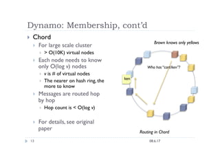 Kai – An Open Source Implementation of Amazon’s Dynamo
