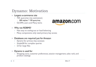 Kai – An Open Source Implementation of Amazon’s Dynamo