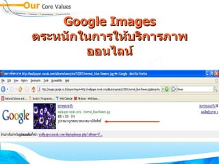 Google Images ตระหนักในการให้บริการภาพออนไลน์ 