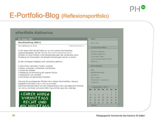 E-Portfolio-Blog  ( Reflexionsportfolio ) 