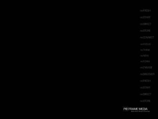 Our Brand = Our Corporate CultureDo we want to live vigorously? To let them hear? To help people see their place in God's story? To experience his Love? His Shalom? These can't be mere slogans, they're a way of life. 