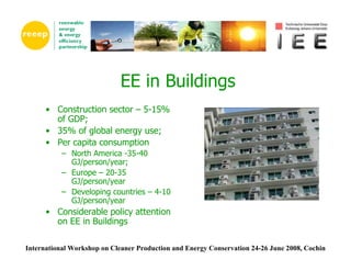 Global Overview of Energy Efficiency in Buildings | PDF