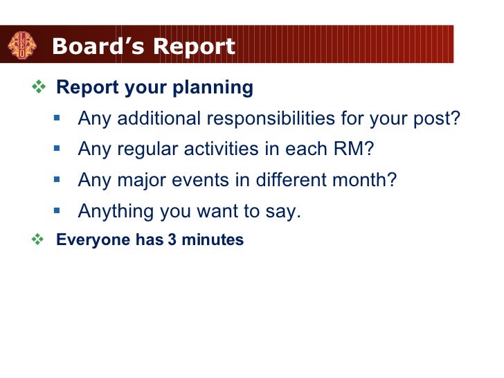 Metroleo PreBoard Meeting