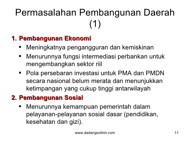 Penyusunan Indikator Kinerja Pembangunan Daerah Penyusunan Indikator Kinerja Pembangunan Daerah