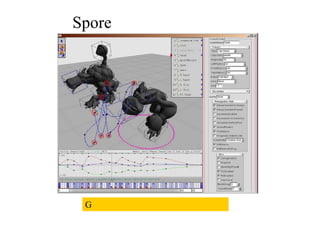 Spore アニメーション要件
G関数生成のための情報をインプット
 