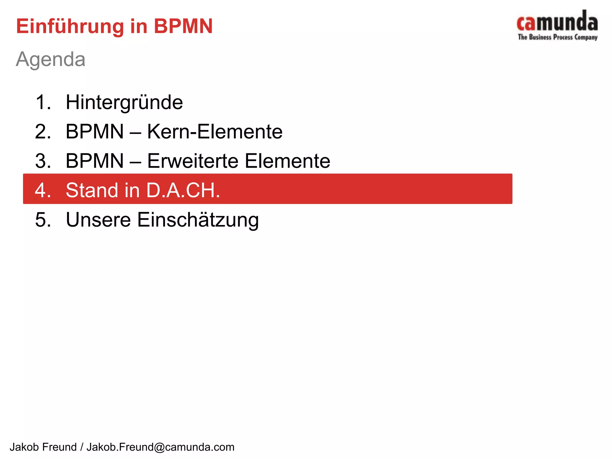 Erweiterte Elemente: Ereignisse Start: Starten den Prozess