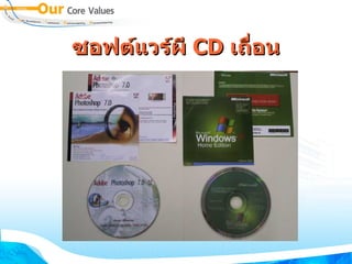 ซอฟต์แวร์ผี  CD  เถื่อน 