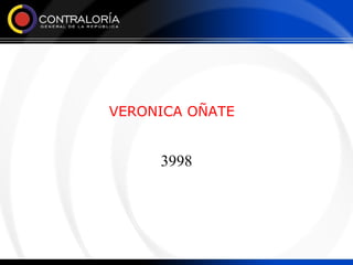VERONICA OÑATE V 3998 