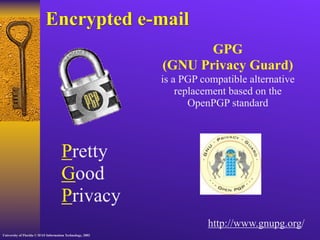 Privacy issues in network environments