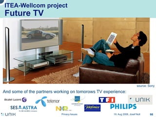 Privacy issues in network environments