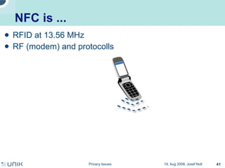 Privacy issues in network environments