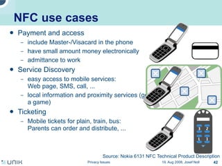 Privacy issues in network environments