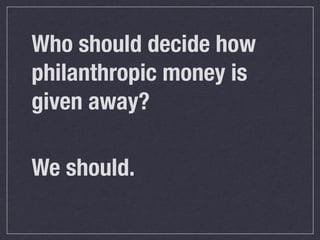 2008 09 Participatory Philanthropy