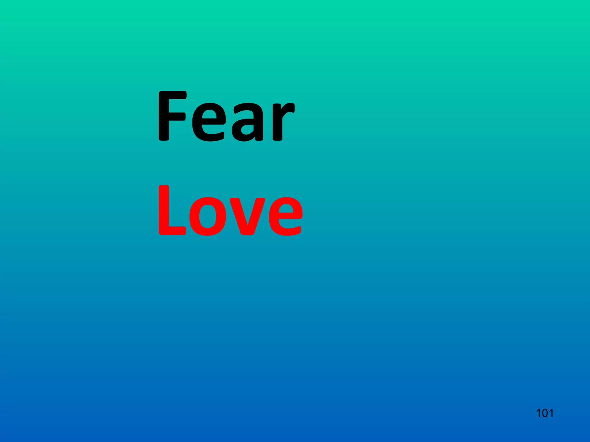Fear Love 