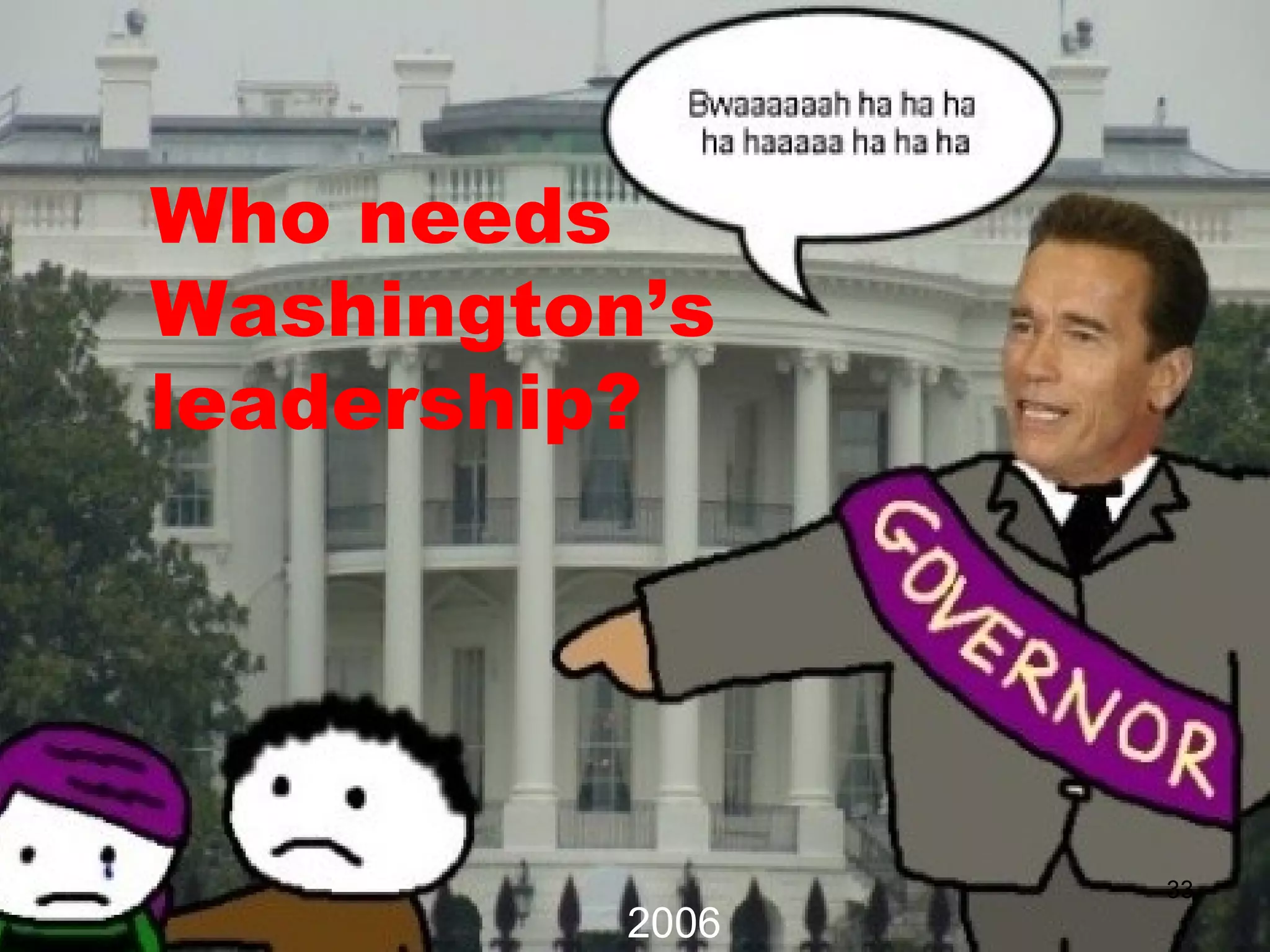 Who needs Washington’s leadership? 2006 