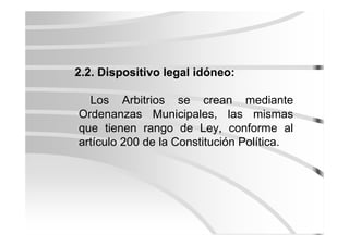 Arbitrios Municipales