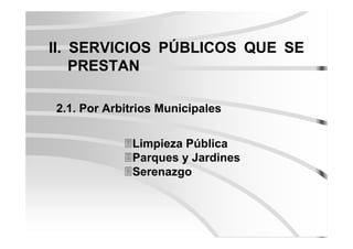 Arbitrios Municipales
