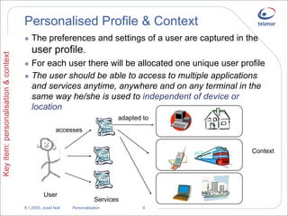 Introduction to Personalisation