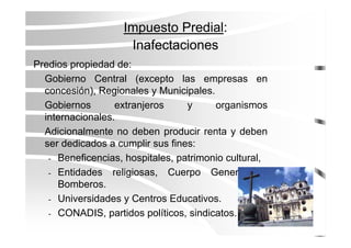 Los Tributos Municipales