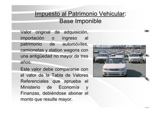 Los Tributos Municipales