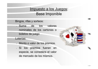 Los Tributos Municipales