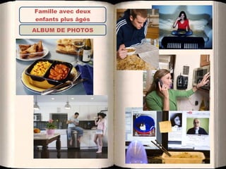 Famille avec deux enfants plus âgés ALBUM DE PHOTOS 