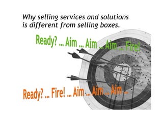 From Selling Technology to Selling Value (2008) 
