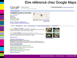 Etre référencé chez Google Maps 